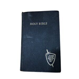 Zondervan King James Version Holy Bible Black Hardcover With Red Edges